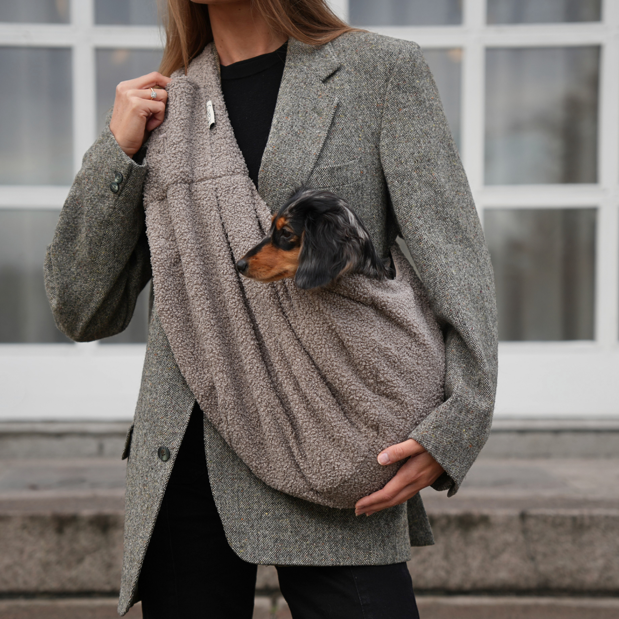 Transportín para cachorros Ava | peluche