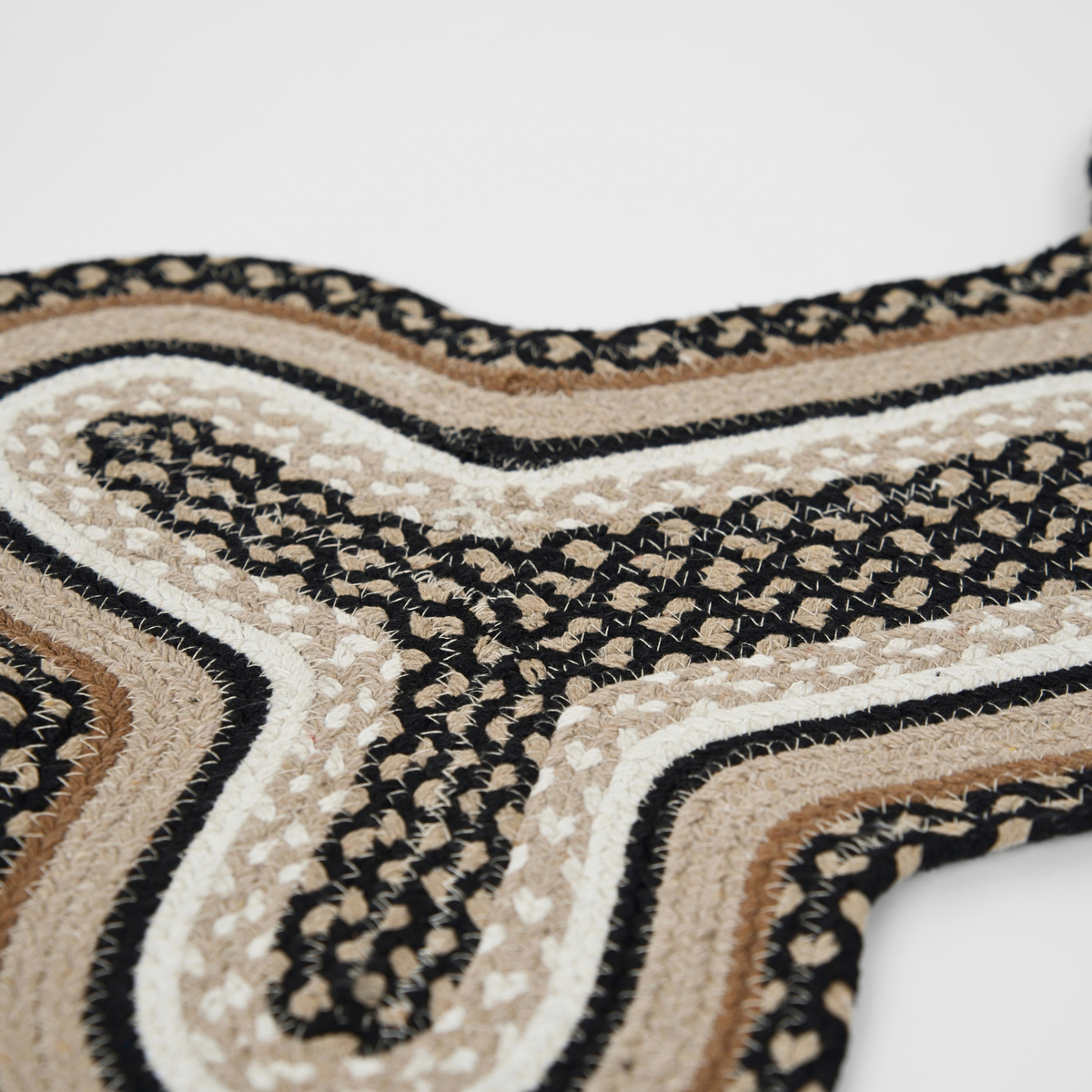 Elli - Braided Bone Feeding Mat - Multi Color