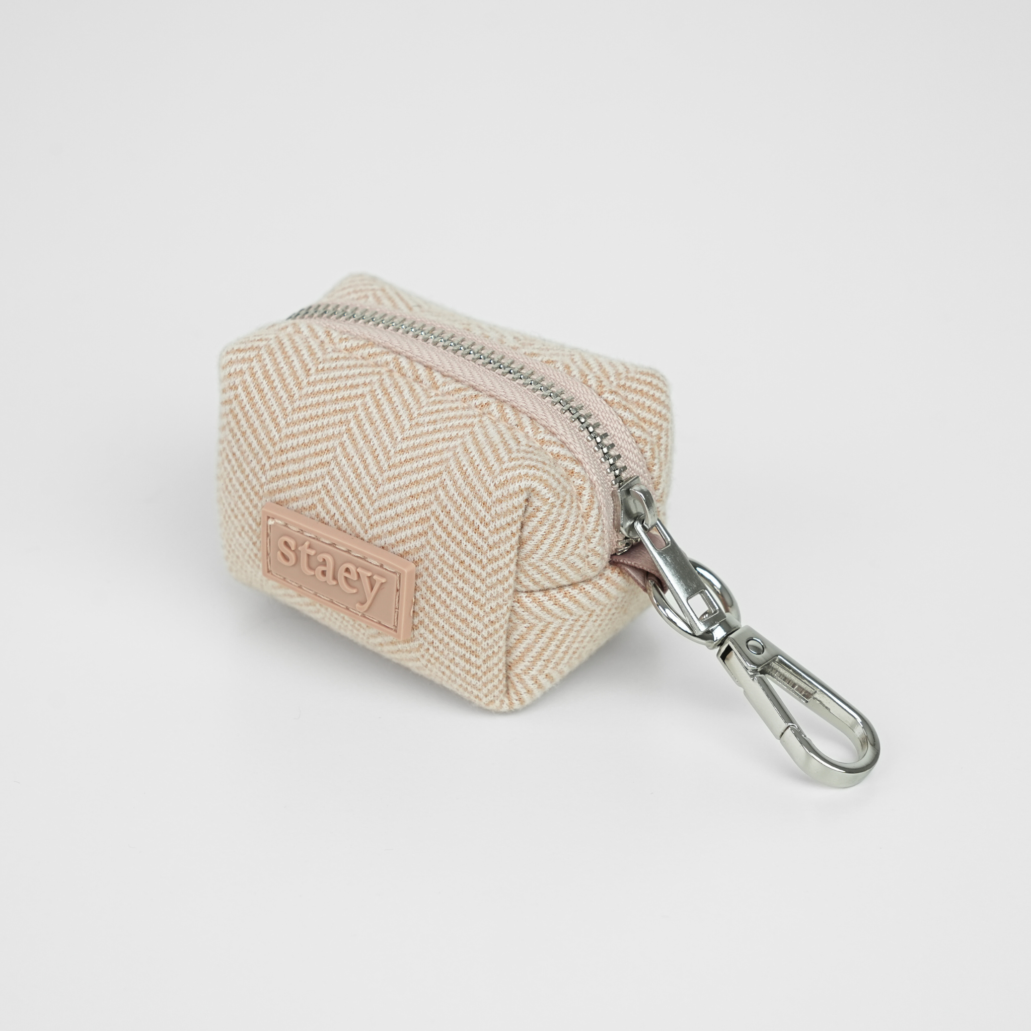 Soporte para bolsa de caca Elma | Rosa clara