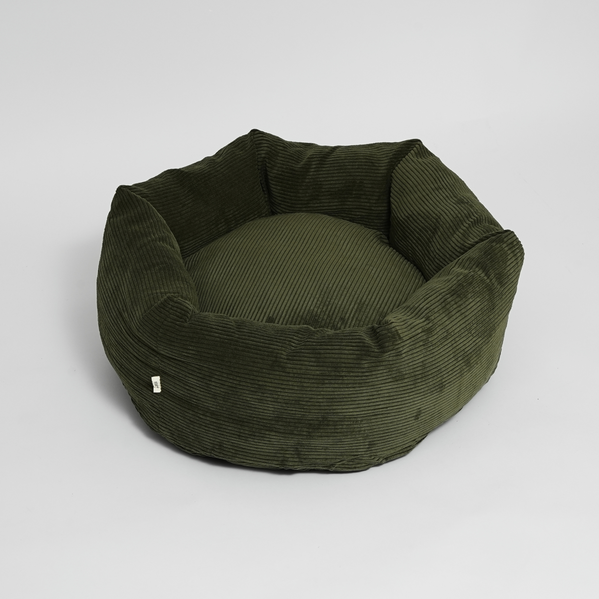 Cama para perros Luna 3.0 | Pana Verde Musgo