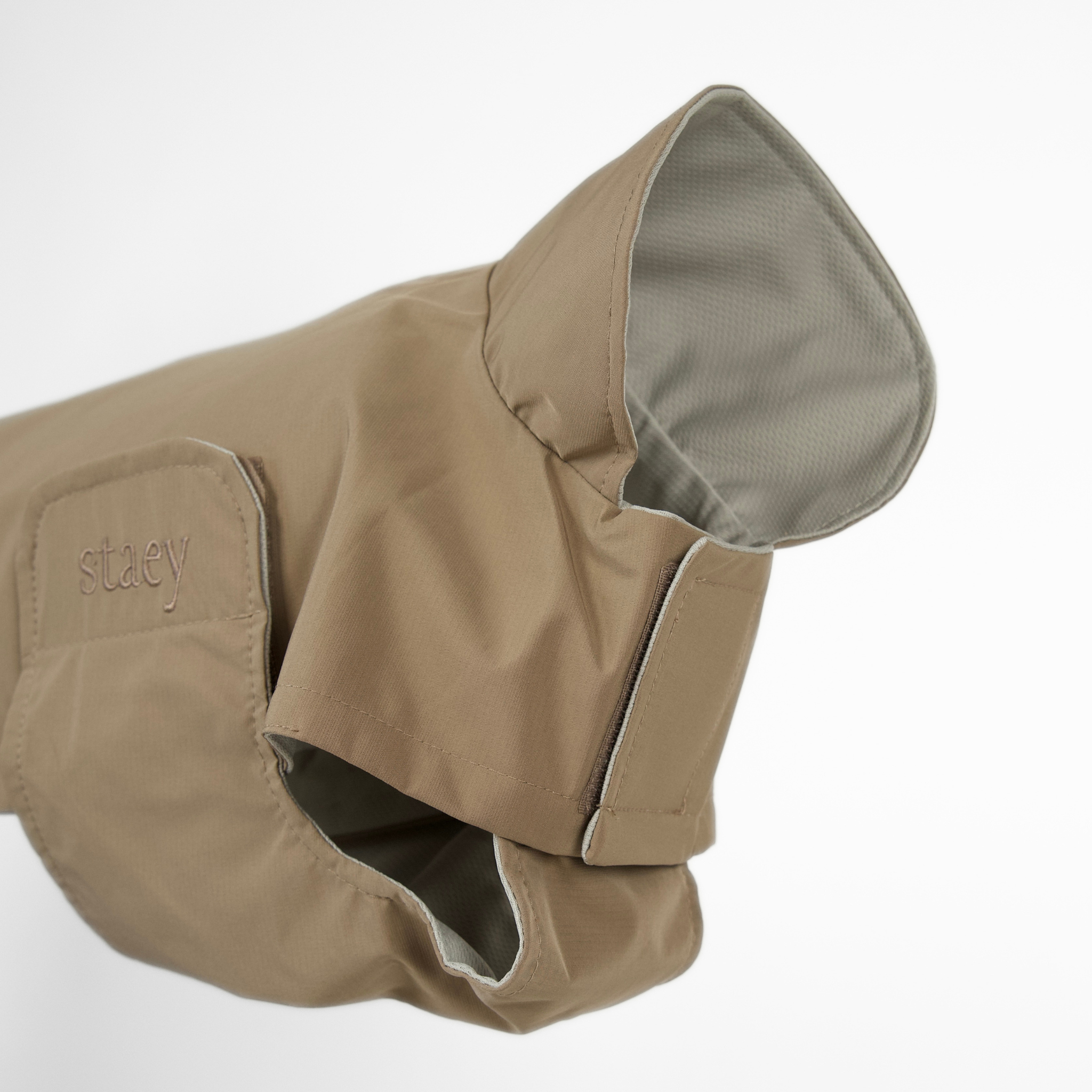 Taja Dog Rain Coat | Taupe