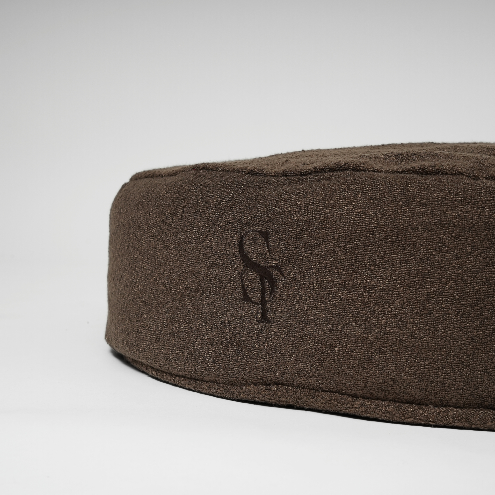 Cojín para perro Lana | Bouclé de castaño