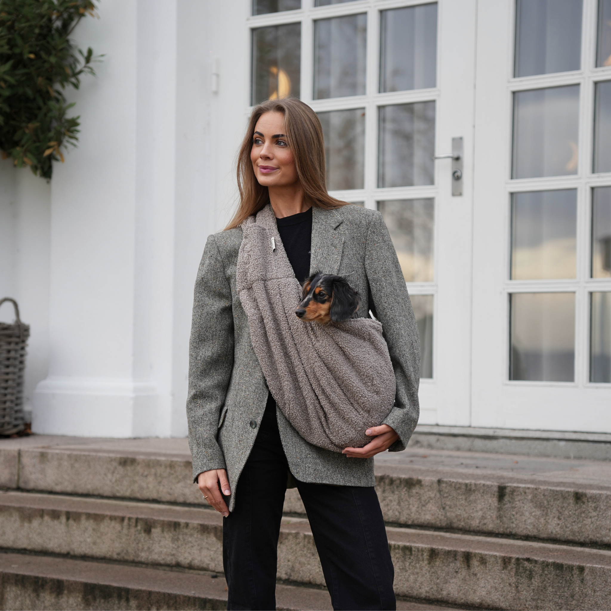 Transportín para cachorros Ava | peluche