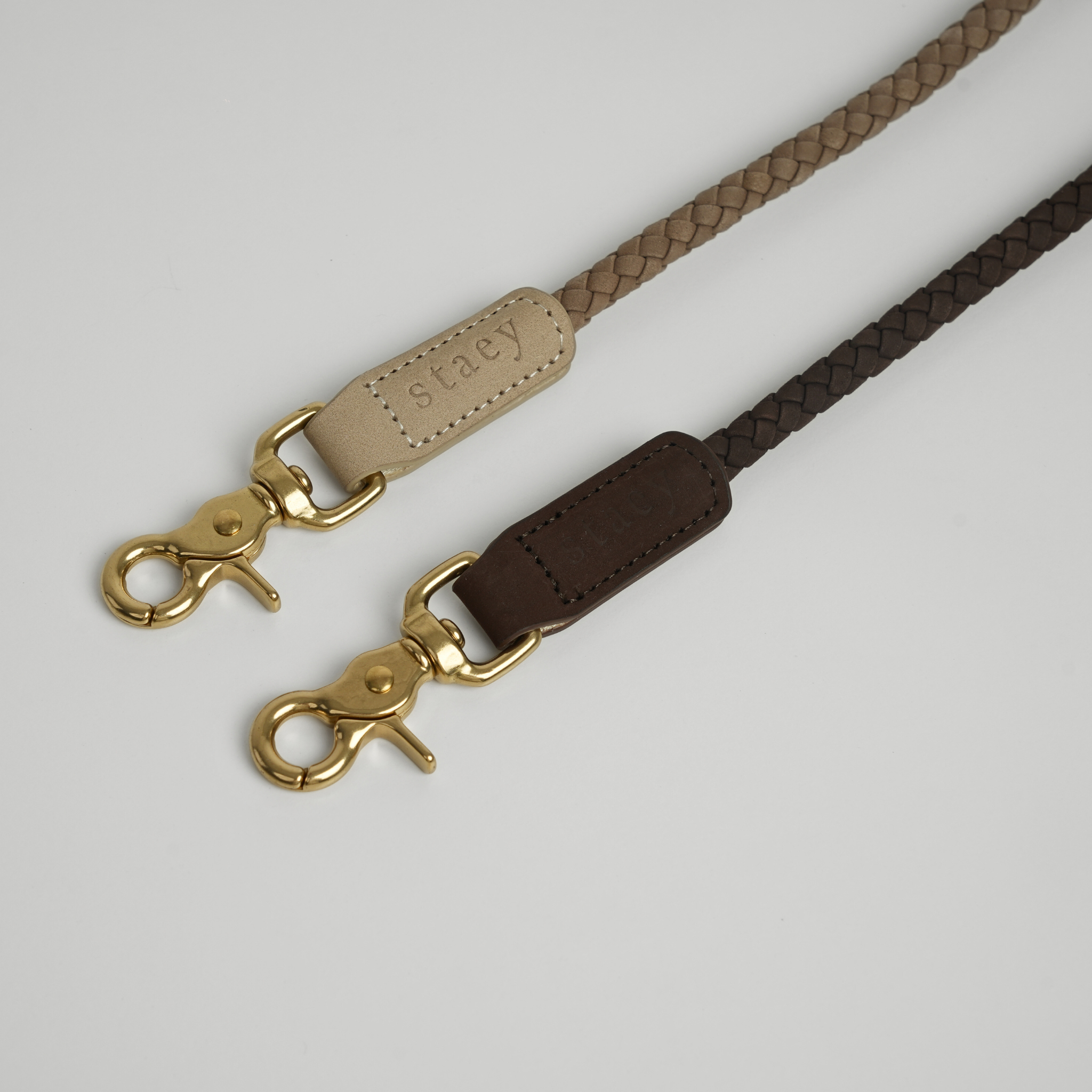Kaia Braided Dog Leash | Taupe