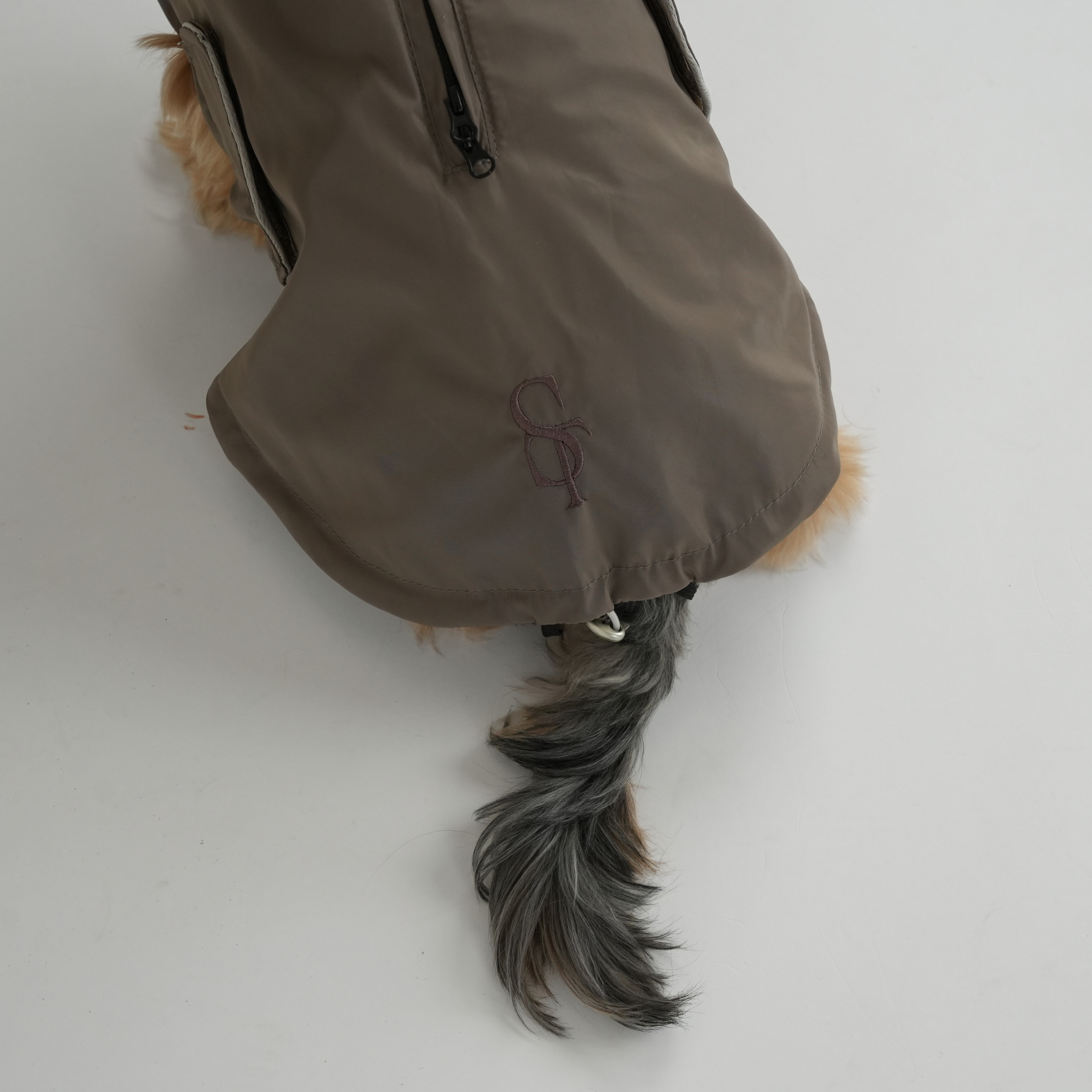 Vega Dog Raincoat | Taupe