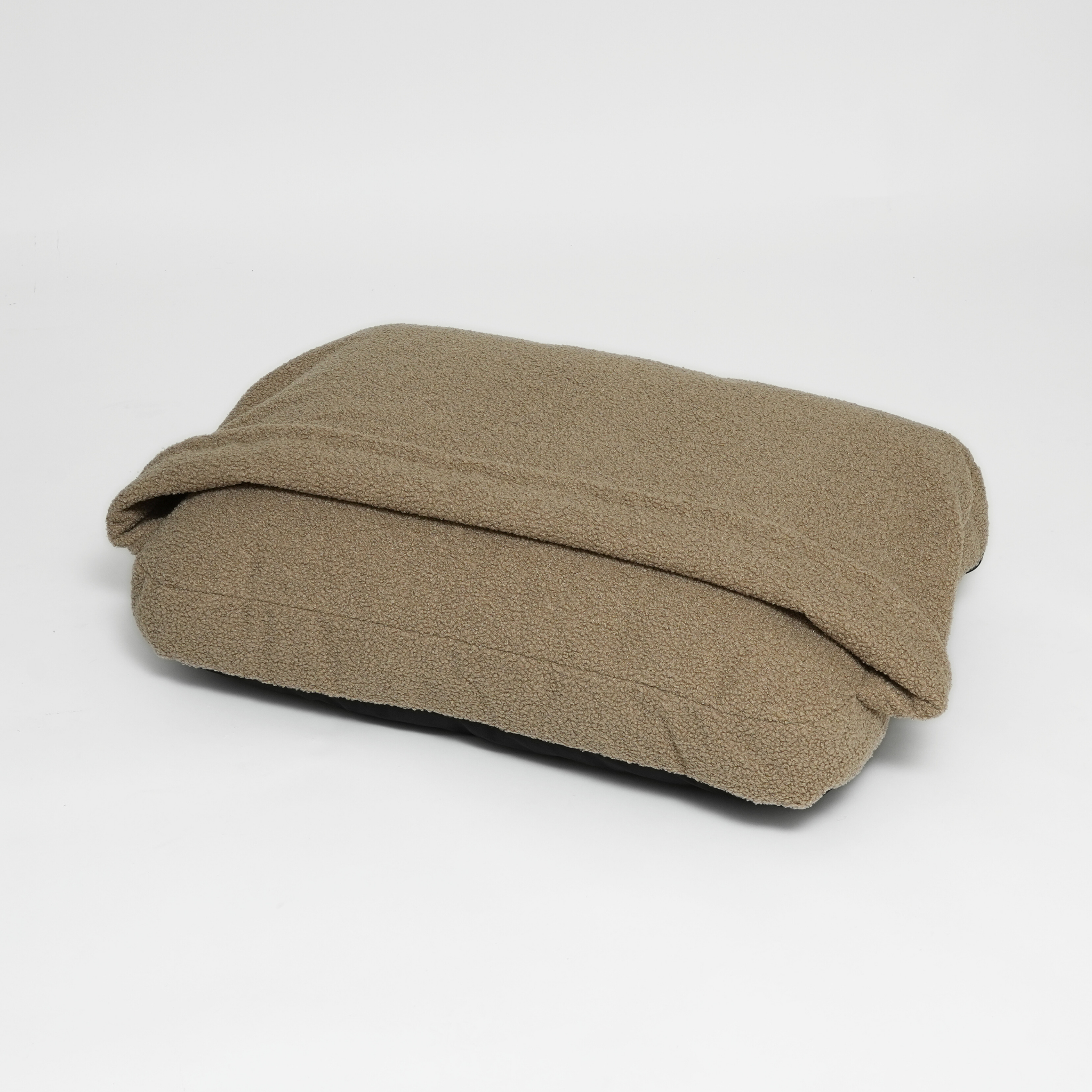 Cojín para perro con capucha Lana | Bouclé de avena