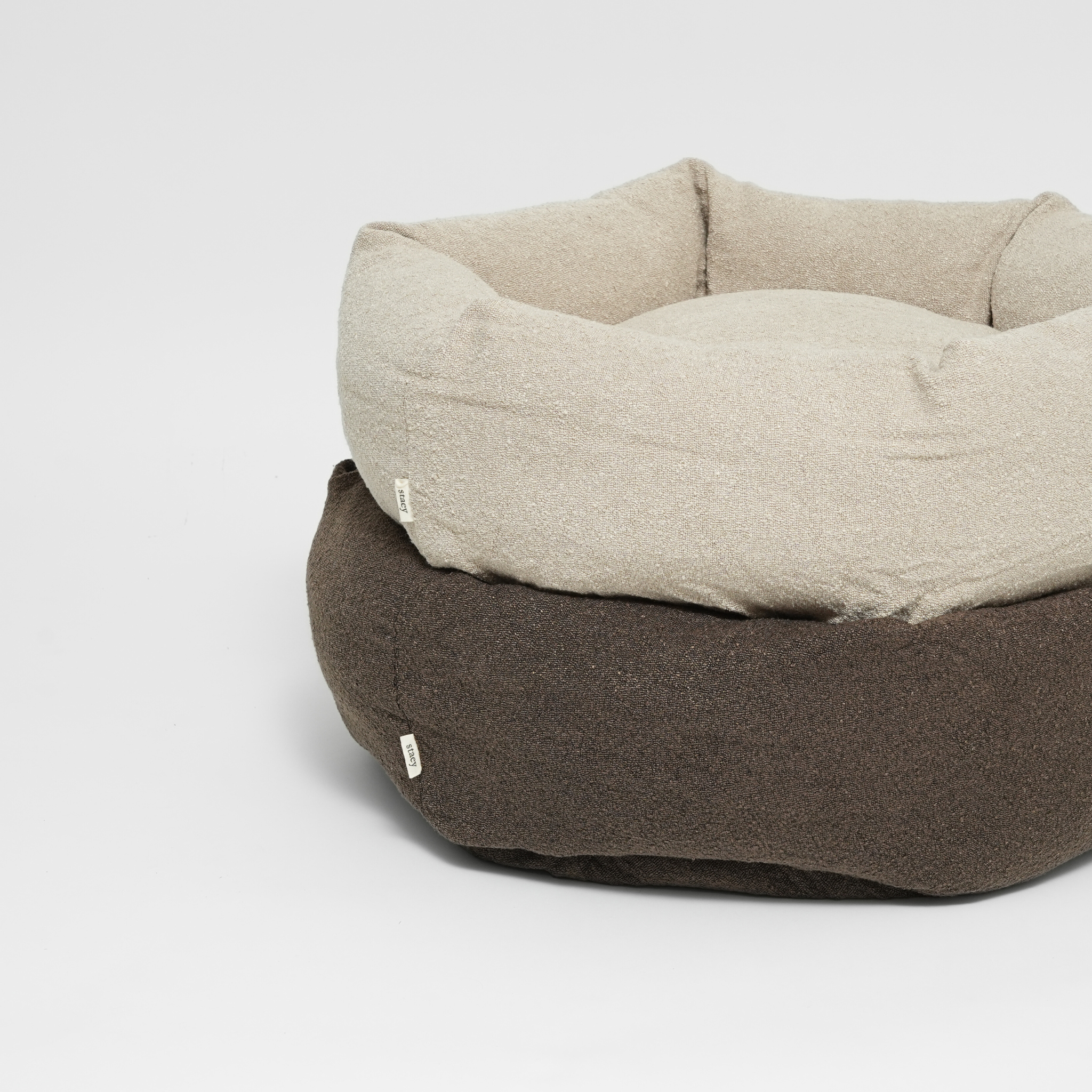 Cama para perros Luna 3.0 | Bouclé de castaño