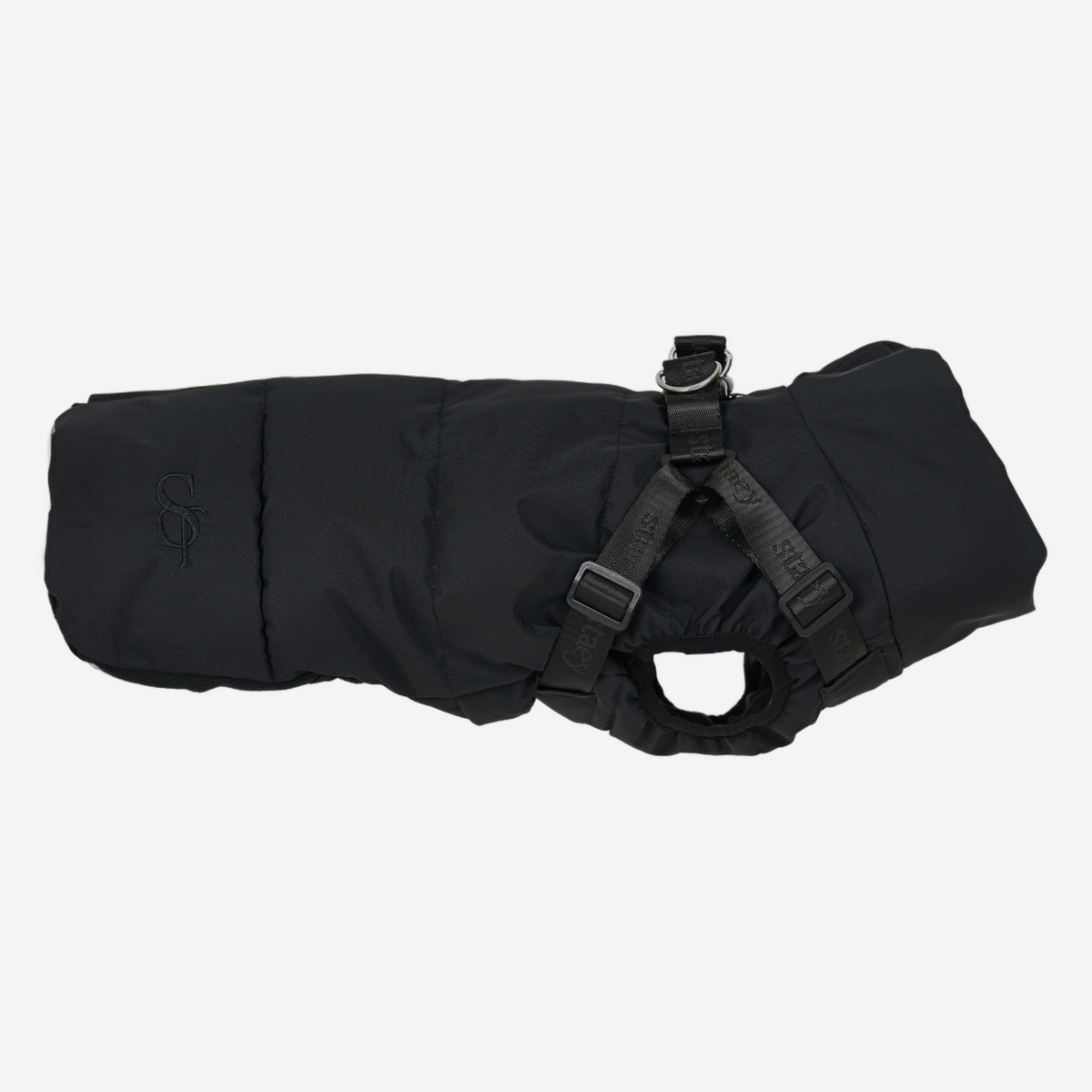 Vera Dog Coat w. Harness | Charcoal